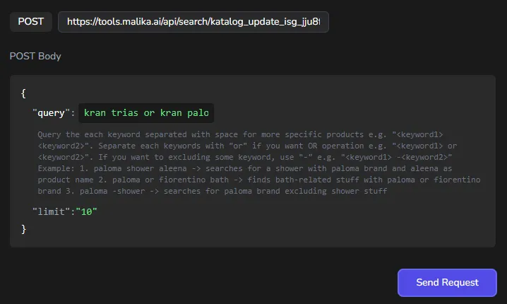 Search Playground Cekat AI